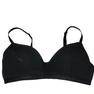 Victoria's Secret Black Unlined Wireless‎ Bra Everyday Comfort